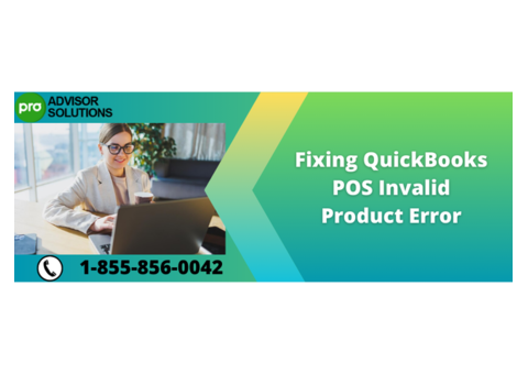 An Esay solution to fix QuickBooks POS Invalid Product issue