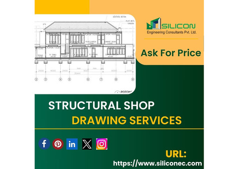 High-Quality of Structural Shop Drawing Consultancy Services  in USA