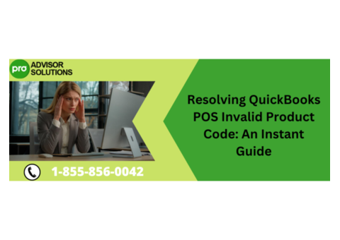 An Easy Guide To Fix QuickBooks POS invalid product code issue