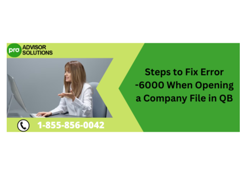 Simple Learn To Fix QuickBooks Error 6000