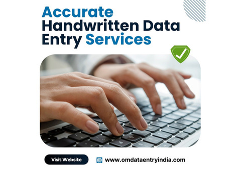 Outsource Handwritten Documents Data Entry Services