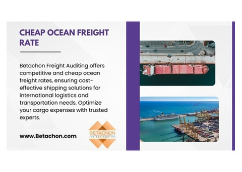 Unlock Unbeatable Ocean Freight Rates with Betachon Freight Auditing