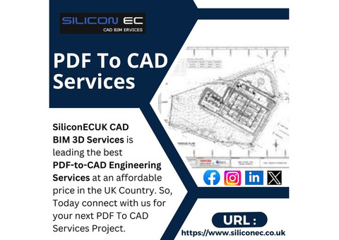 Outstanding Quiality with CAD Modeling From PDF Services in UK