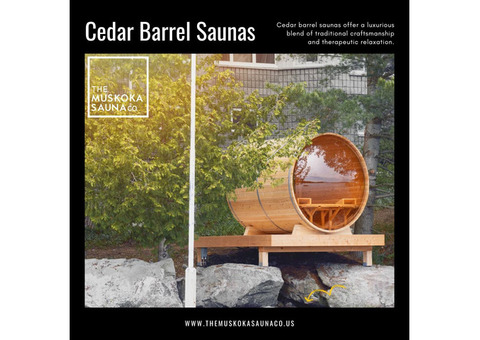 Premium Cedar Saunas | Cedar Barrel Sauna