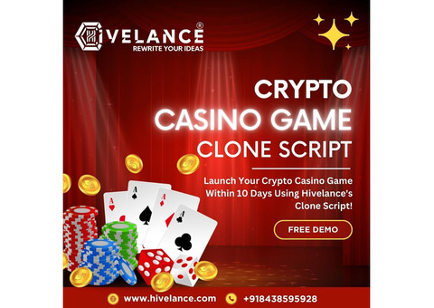 Launch Your Crypto Casino Gaming Platform With Our Clone Script!