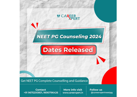 NEET PG 2024 Counselling Dates Released