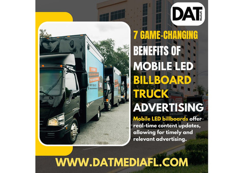 Revolutionize Your Marketing with Mobile LED Billboard Trucks!