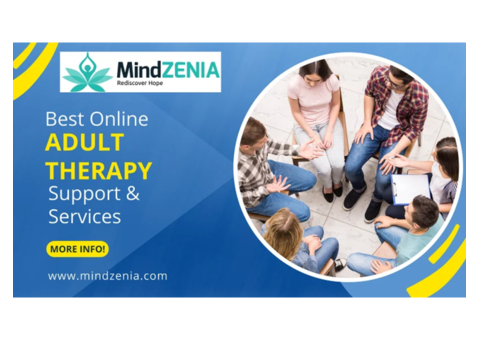 Best Adult Therapy Services Online With Mindzenia