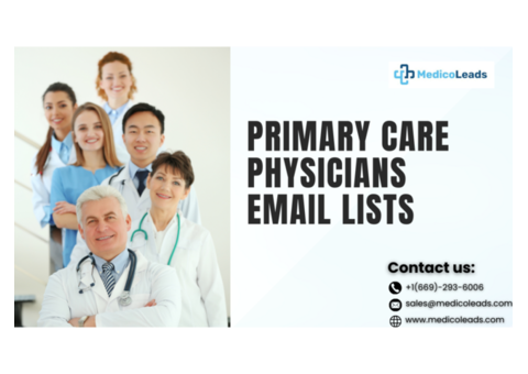 Get Primary Care Physicians Email Lists at Best Prices