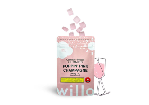 Willo 200mg THC Pink Champagne (Day) Gummies