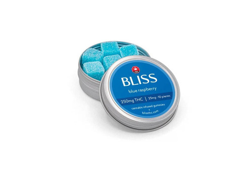 Bliss Edibles Blue Raspberry (250mg THC)