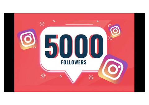 Buy 5k Followers on Instagram Online With Fast Delivery