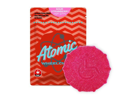 Atomic Wheelchair Gummy | 5000 MG | Sour Strawberry