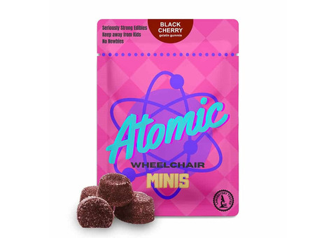 Atomic Wheelchair MINI Gummy | 1200 MG | Black Cherry