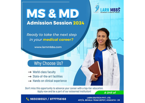 Secure Your MS Admission in Kolkata with Larn MBBS