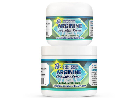 Boost your circulation and feel the difference with Arginine Cream!