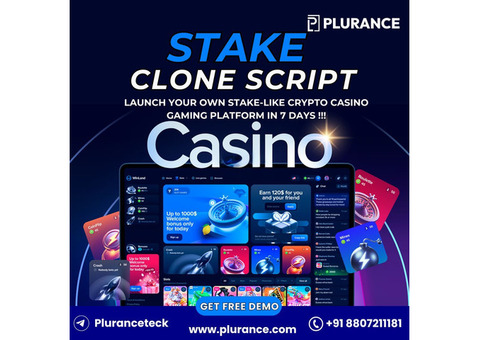 Stake Clone - Make an Enthralling Crypto Casino Gaming Business