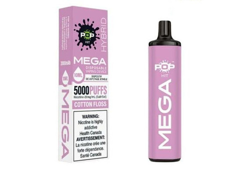 Pop Hybrid Mega 5000 Puff Disposable Vape Device - 10ct