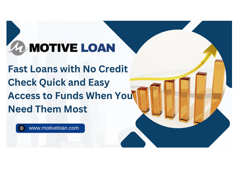 Get Approved Instantly for No Credit Payday Loans at Motive Loan