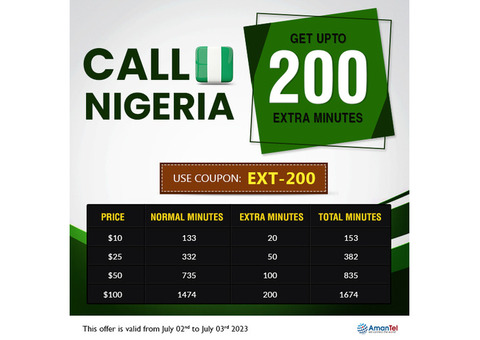 Phone Card to Call Nigeria from US & Canada