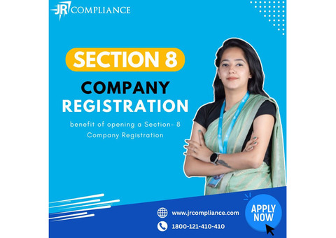 Section 8 Company Registration Consultants in India | JR Compliance