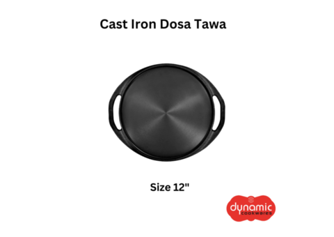 Dynamic Cookware Cast Iron Dosa Tawa