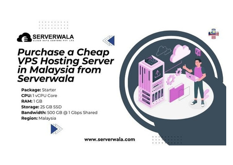 Purchase a Cheap VPS Hosting Server in Malaysia from Serverwala