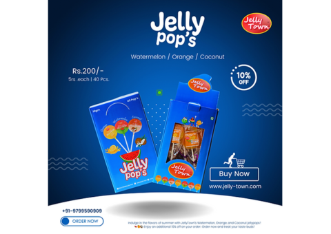 Buy Round Shape Jellypop Online at Best Prices | Jelly Town