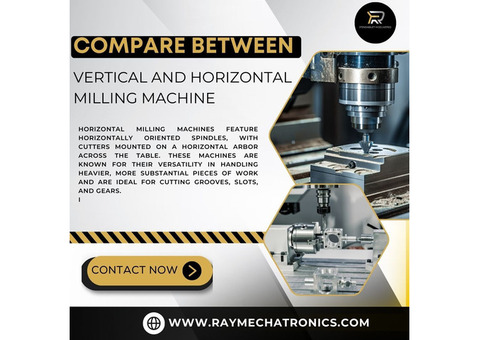 Compare Between Horizontal & Vertical Milling Machine