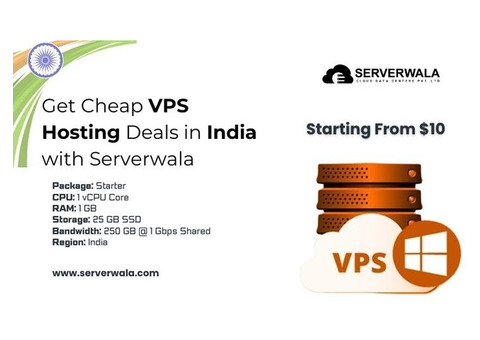 Get Cheap VPS Hosting Deals in India with Serverwala