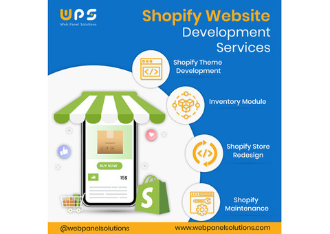 Shopify Website Development Services - Web Panel Solutions