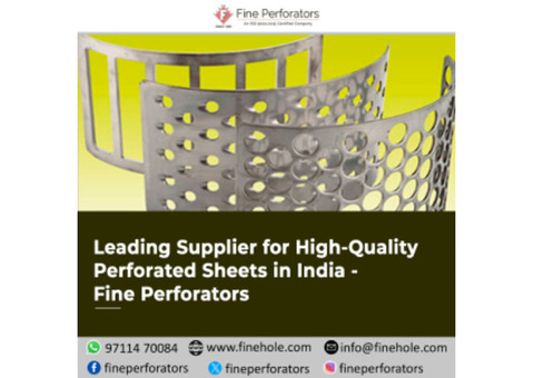 Leading Supplier for High-Quality Perforated Sheets in India