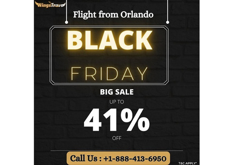 +1-888-413-6950 Best time to book Black Friday Flight from Orlando