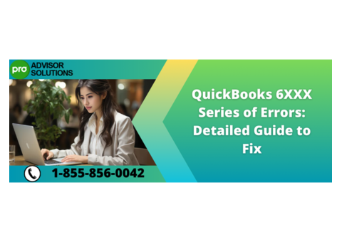 Simple fix for QuickBooks 6XXX series of Error