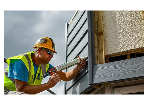 Stone cladding installer