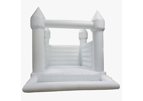 White Bounce House Rental - Hickory Mega Parties