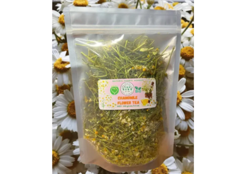 DRIED CHAMOMILE FLOWERS TEA HERB TEA MATRICARIA RECUTITA