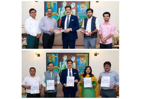 Sandeep Marwah Releases AAFT Journal at Marwah Studios