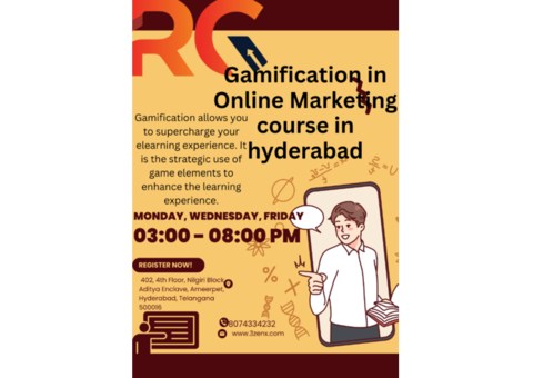 Gamification in Online Marketing course in hyderabad