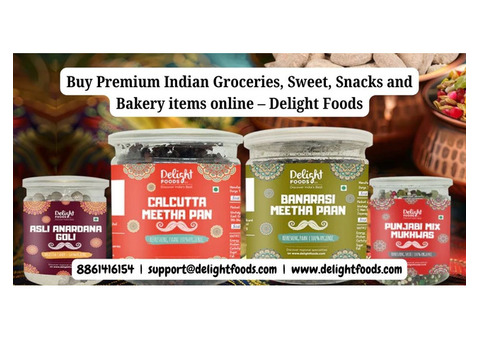 Buy Premium Indian Groceries, Sweet, Snacks and Bakery items online