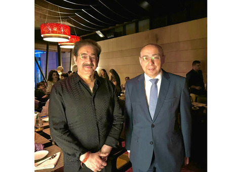 Ambassador Ashraf Shikhliyev Invites Dr. Sandeep Marwah to Baku