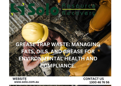 Grease Trap Waste In Australia