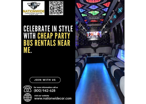 Cheap Party Bus Rentals Near Me