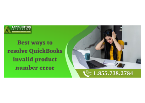 Most effective solutions for QuickBooks Invalid Product Number Issue