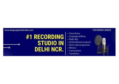 Voice Recording Studio in Delhi NCR