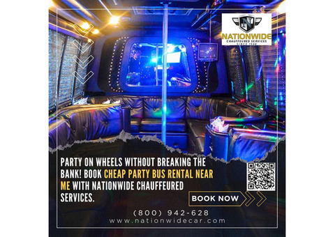 Cheap Party Bus Rental Near Me