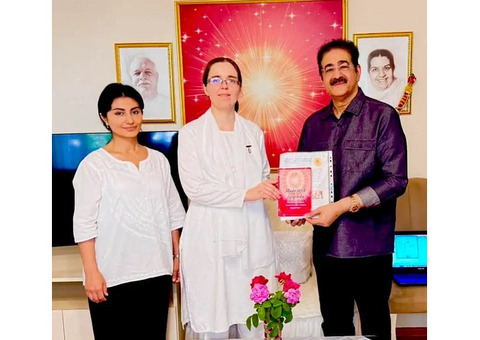 Sandeep Marwah Invited by Brahma Kumaris in Baku