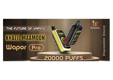 The FKhalil Maamoon Wapor Pro 20000 Puffs Disposable Device