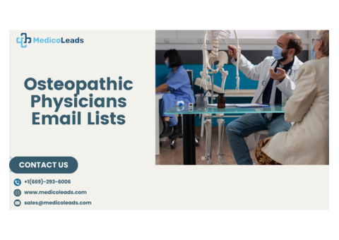 Osteopathic Physicians Email Lists - Buy Quality Contacts