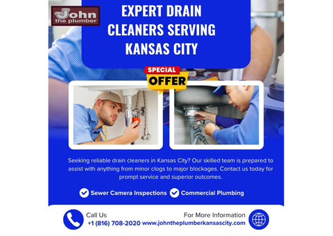 Expert Drain Cleaners Serving Kansas City